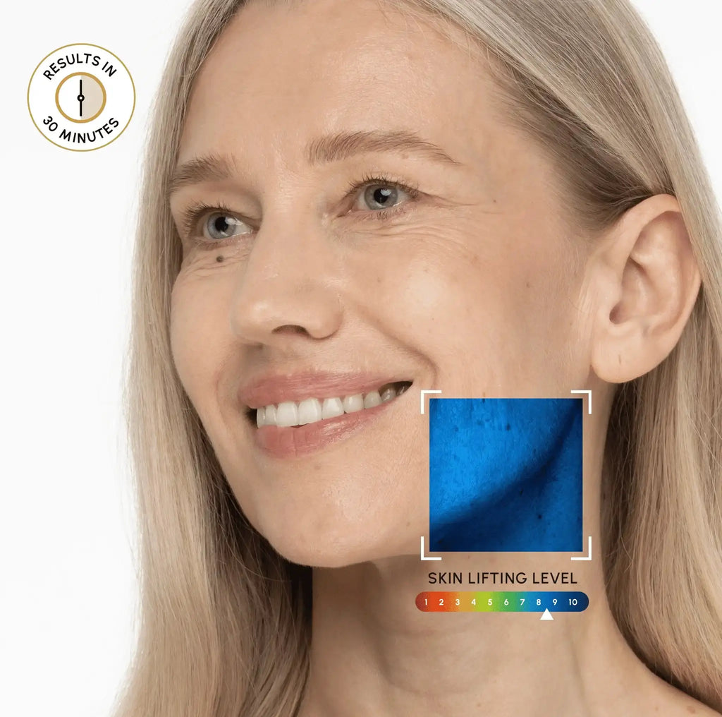 Maree 24K Gold V-Line Lifting Mask – Jawline & Double Chin Mask with Collagen & Retinol, 20 PCS Maree