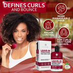 Leave in Conditioner for Curly Hair   Frizz Control for Women and Men   Restores Dry Damaged and Wavy Hair   Detangler Cream and Sulfate Free Anti Static Moisturizer Treatment with Shea Butter