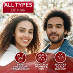 Leave in Conditioner for Curly Hair   Frizz Control for Women and Men   Restores Dry Damaged and Wavy Hair   Detangler Cream and Sulfate Free Anti Static Moisturizer Treatment with Shea Butter